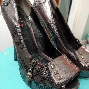 Iron Fist Skull Heels